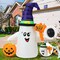 GOOSH 5FT Inflatable Halloween Cute Ghost with The Pumpkin and Built-in LEDs